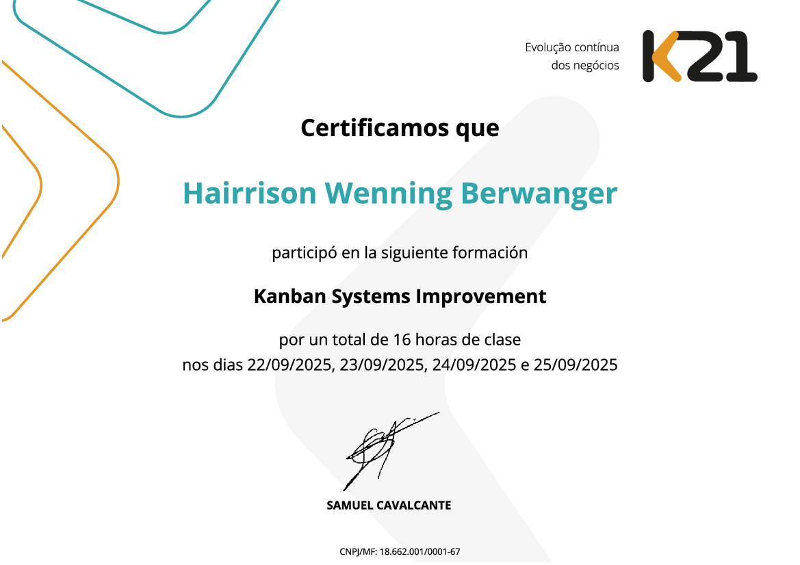 Certificado K21